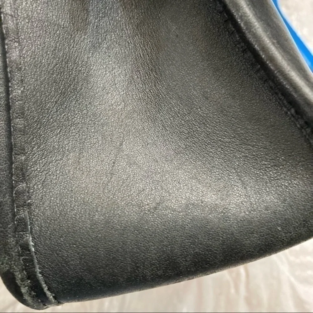 Coach black leather legacy zip bag 9966
